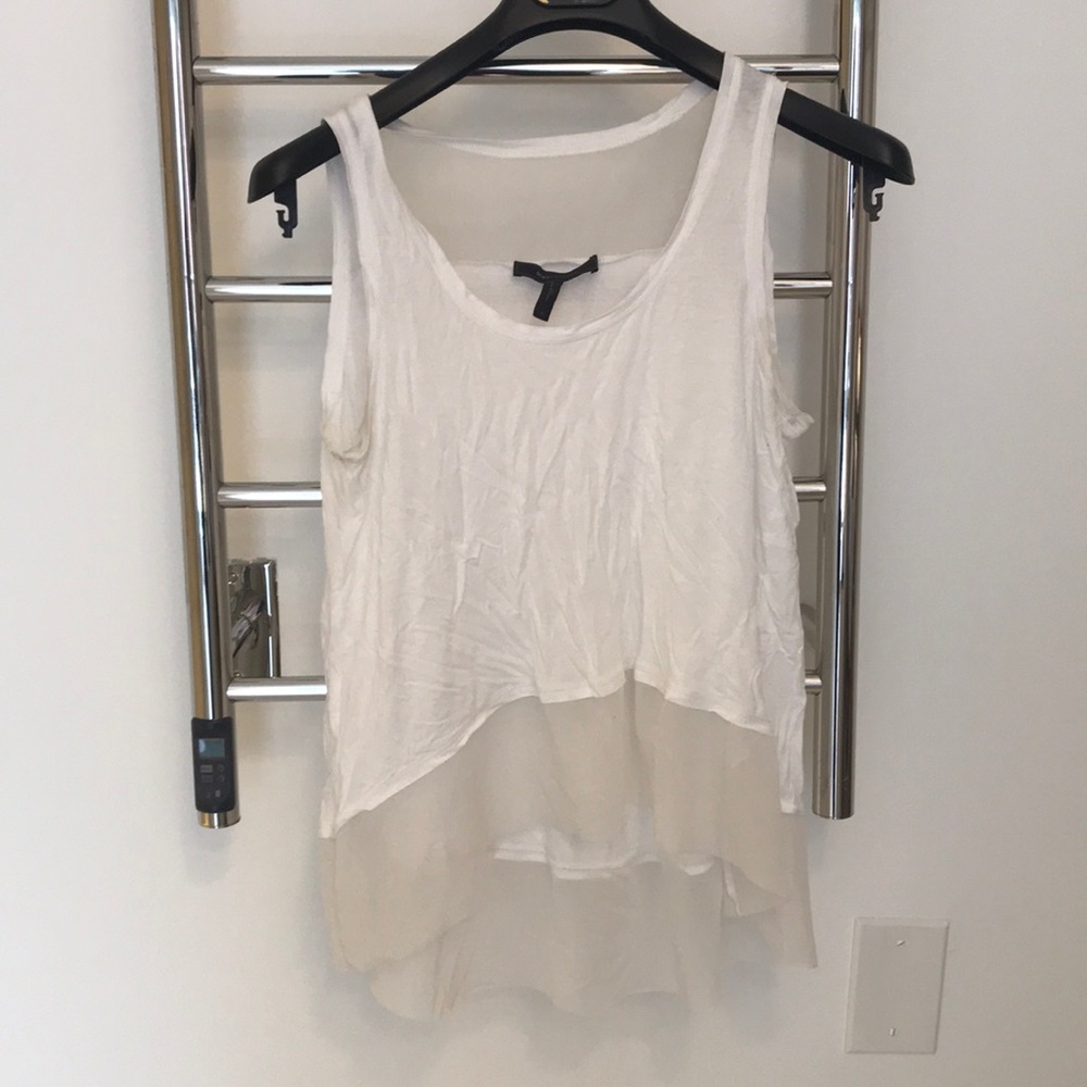 White and see through camisole